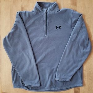Under Armor Men's Gray Fleece, Size Medium